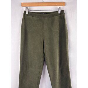 Express Olive Green Womens Pants Size 3/4 Polyester & Spandex